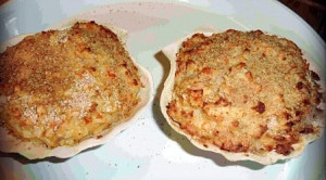 recette coquilles crabe tourteau