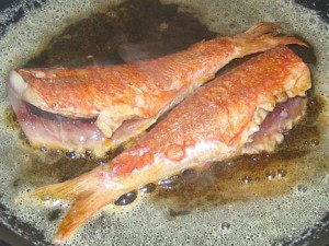 cuisson filets de rouget à la poêle recette