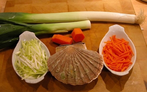recette coquilles saint jacques en coquille
